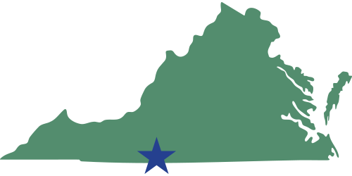 Map of VIrginia
