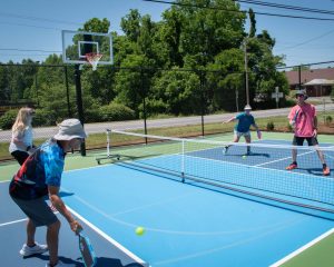 Pickle Ball court at the new athletic park